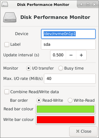 disk performance monitor